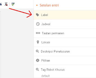 Cara Memberi Label Postingan Dan Menampilkannya Di Blog