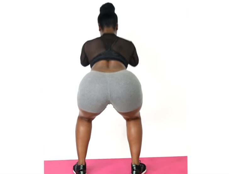 Woman doing squats