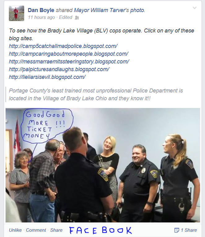 The word is out on the BLV reject cops.