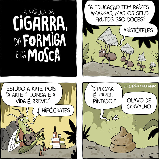  A formiga, a cigarra e a mosca