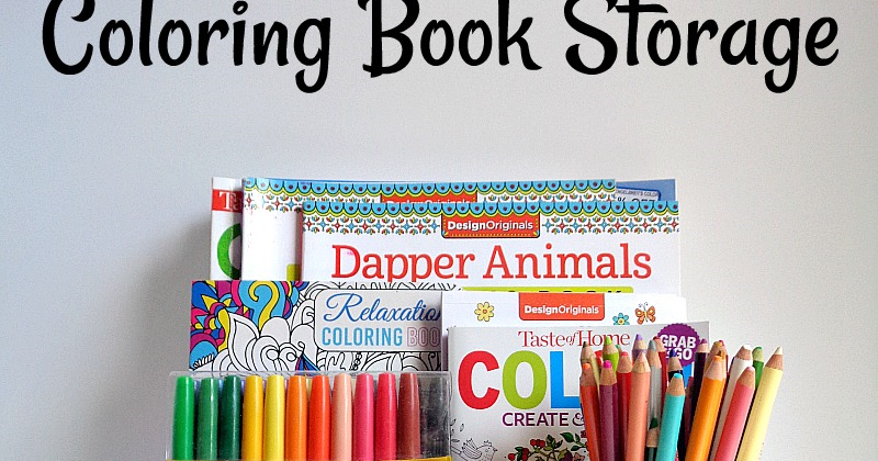 30 Best Coloring Book Storage ideas