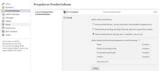 Mengatasi Banyaknya Email Dari Facebook