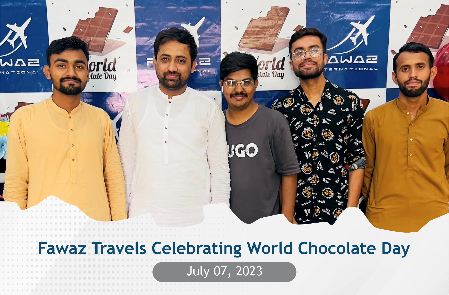 Fawaz Travels celebrating World chocolate day 2023