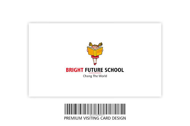 School Visiting Card Design in Corel Draw