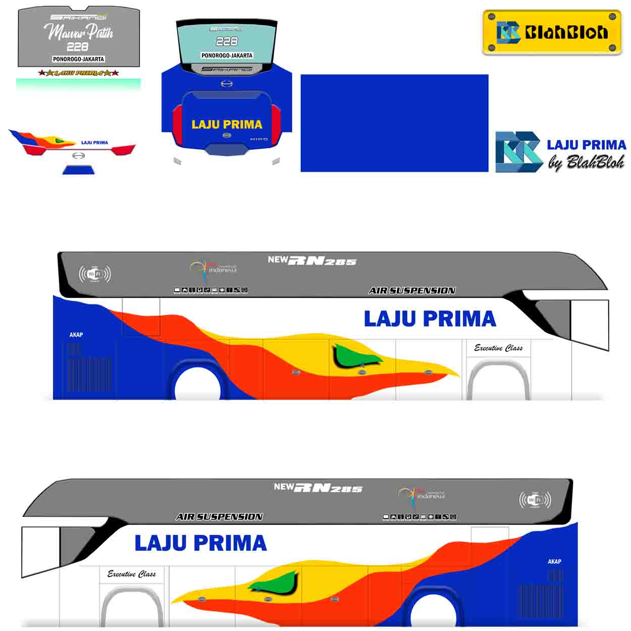 livery bussid srikandi shd laju prima