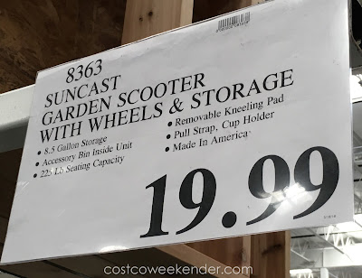 Deal for the Suncast Garden Scooter at Costco