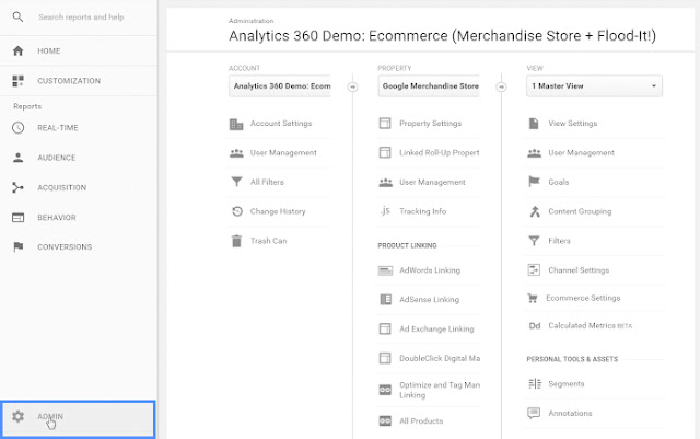 Google Analytics Admin