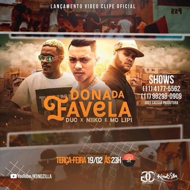 Duc x Niiko e MC Lipi - Dona Da Favela (Remix 2019)