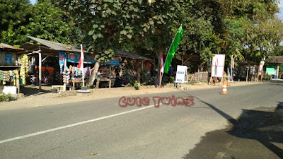 jalan menuju candi plaosan klaten