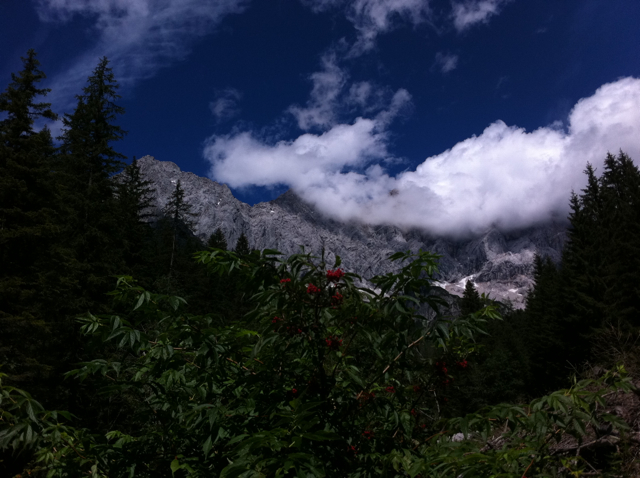 Lucky to have some gorgeous summer weather in Ramsau Austria