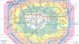 London Travel Zones 1 9 Map