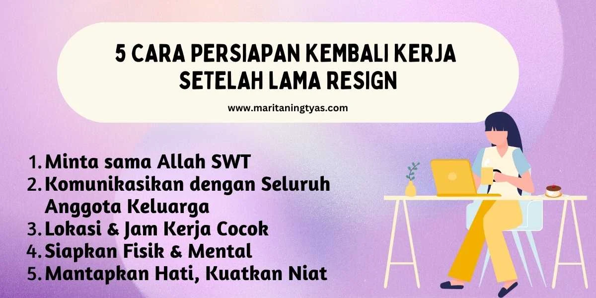 tips mempersiapkan IRT kembali bekerja