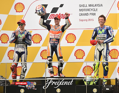 Pedrosa Juarai MotoGP Sepang 2015 Yang Penuh Drama