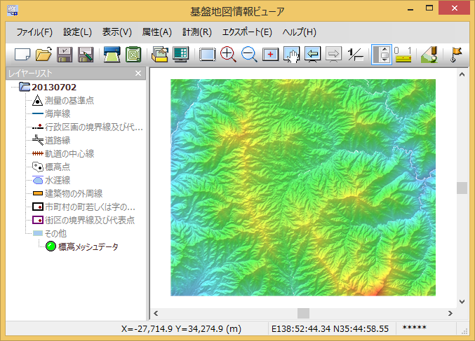 Revit Peeler 地形 4 国土地理院
