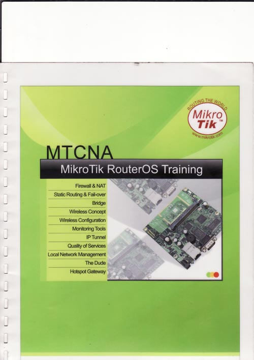 BUKU PANDUAN MIKROTIK ROUTER OS TRAINING (MTCNA)- 750.000