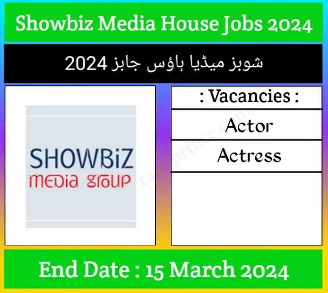 Showbiz Media House Jobs 2024 in Lahore