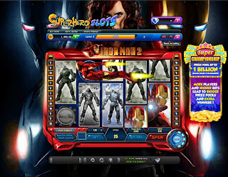 Flying Iron Man pops up on Superhero Slots