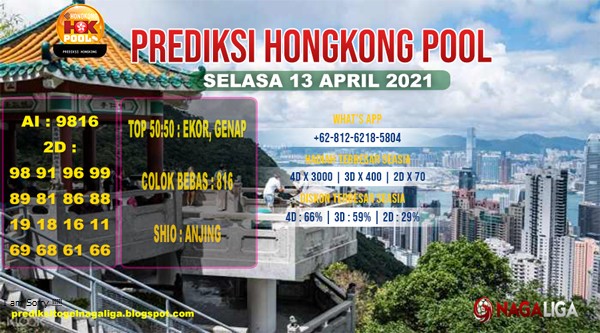 PREDIKSI HONGKONG   SELASA 13 APRIL 2021
