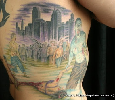 Zombie Invasion Tattoo