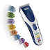 Wahl 09649-024 Cord/Cordless Color Pro Hair Clipper for Men; 60 Minutes run time; LED charging indicator; Easy match Colour coded guards, Blue @ 599 (80% OFF) 