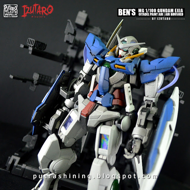 MG Gundam Exia Custom Paint Citadel Air Paints by Izutaro