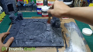 How to make a Realistic Diorama Fantasy Stone Altar