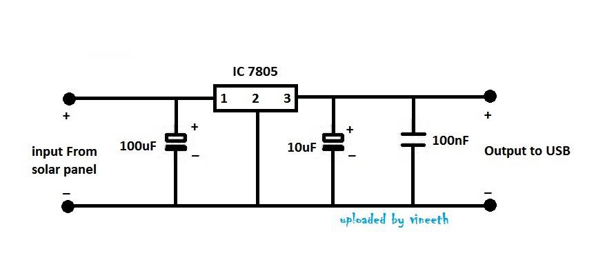 Easy Way To Make A Solar Mobile Charger in Your Home - Gallery Of Electronic Circuit Diagram Free