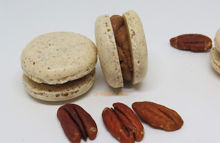 Macarons cacahuète, noisette, noix de pécan et noix de coco