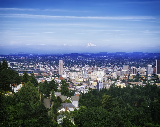 portland oregon cityscape