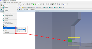 how to pick surface in design modeler ansys workbench