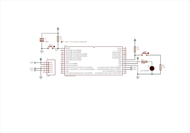 Beginning dsPIC30F1010 coding using XC16