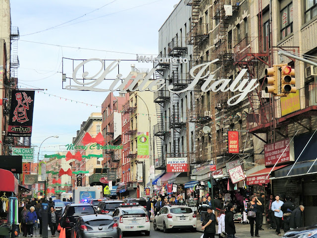 Street of Little Italy manhattan new-york