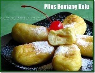 Kudapan Pilus Kentang Keju Goreng