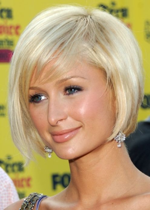 short hairstyles for round faces