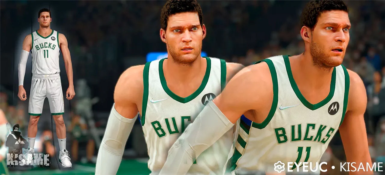 NBA 2K22 Brook Lopez Cyberface