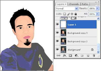 tutorial photoshop trace efek kartun 16