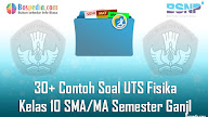 Lengkap - 30+ Contoh Soal UTS Fisika Kelas 10 SMA/MA Semester Ganjil
Terbaru