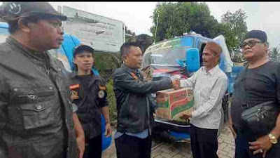 Ormas PPBNI DPC Bogor  Berikan Bantuan bagi yang terdampak Banjir Serang Banten.