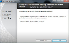 Microsoft Security Essentials: Antivirus Gratis Seumur Hidup