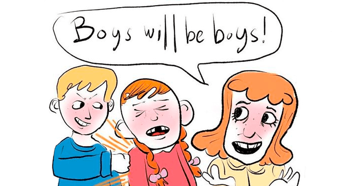 Guy's Comic Illustrates How Little Boys Develop Sexism From Their Interactions With Adults