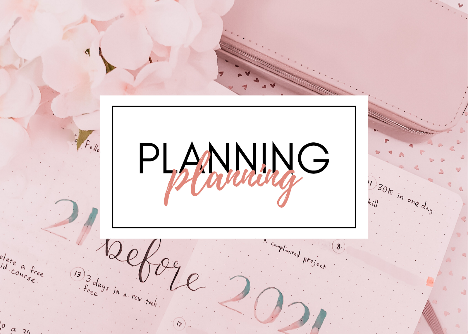 Bullet Journaling + Planning