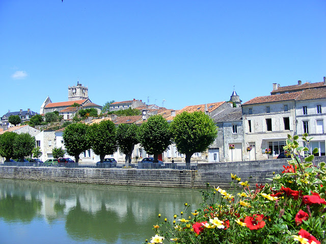 Saint Savinien. Charente-Maritime. France. Photographed by Susan Walter. Tour the Loire Valley with a classic car and a private guide.