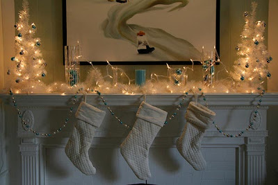 Christmas Mantel Lights Decorations