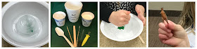 Icy excavation activity, activities with ice for kids