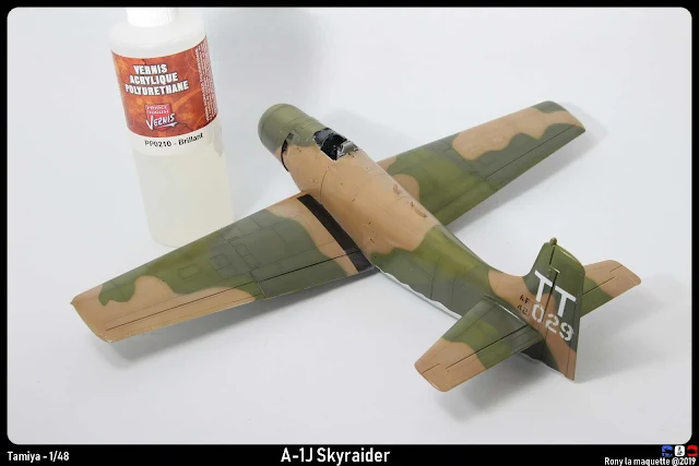 Vernissage du A-1J Skyraider de Tamiya au 1/48.