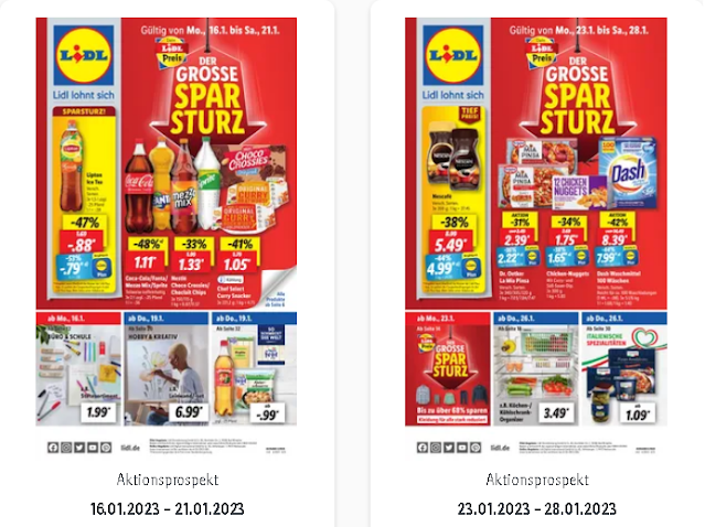 Lidl angebote - prospekt ab 16.01 2023 →  Grosse Spar Sturz | Online Super SALE % | DEAL DAYS