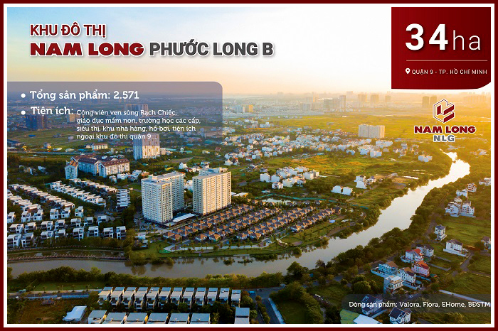 Tổng thể khu đô thị Nam Long Phước Long B
