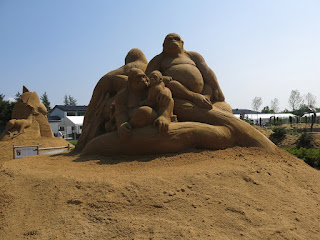 Sandskulptur i Blokhus