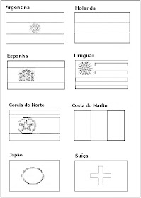 Bandeiras dos países para imprimir  Bandeiras dos paises, Bandeiras,  Planos de aula para ensino fundamental