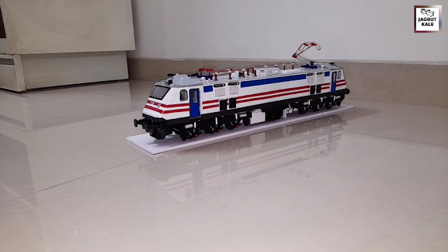 New Indian aerodynamic locomotive scale model